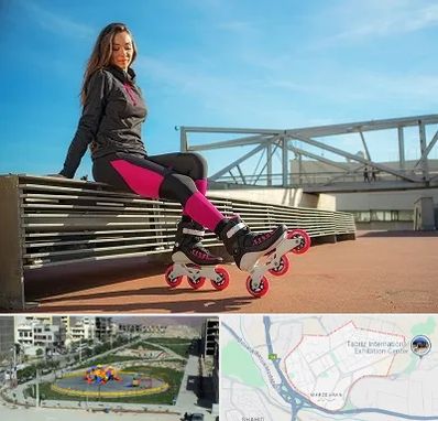 مربی اسکیت خانم در مرزداران تبریز