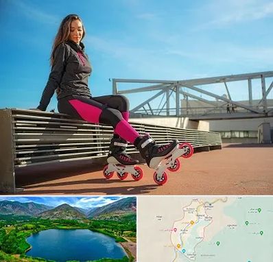 مربی اسکیت خانم در رودبار