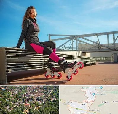 مربی اسکیت خانم در دماوند