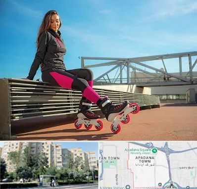 مربی اسکیت خانم در آپادانا