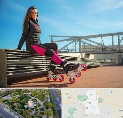 مربی اسکیت خانم در کاشمر