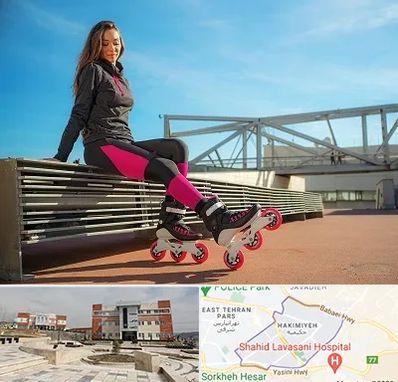 مربی اسکیت خانم در حکیمیه 