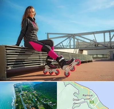 مربی اسکیت خانم در رامسر