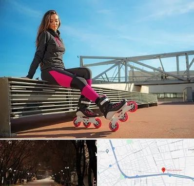 مربی اسکیت خانم در ابوریحان تبریز