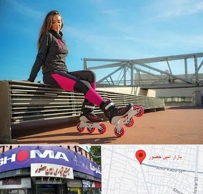 مربی اسکیت خانم در امین حضور
