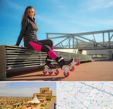 مربی اسکیت خانم در هاشمیه مشهد