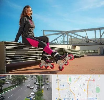 مربی اسکیت خانم در ستارخان 