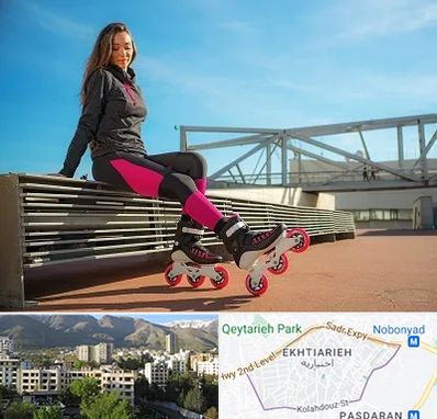 مربی اسکیت خانم در اختیاریه 