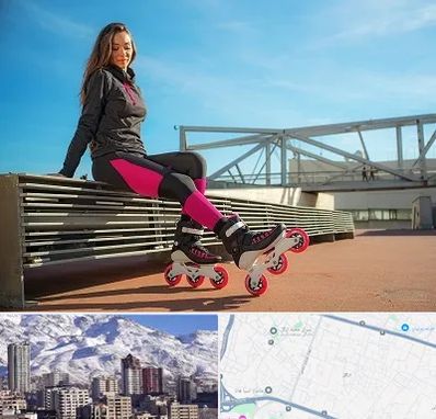 مربی اسکیت خانم در ازگل