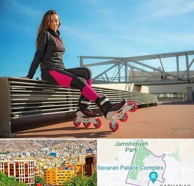 مربی اسکیت خانم در نیاوران 