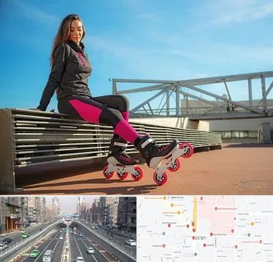 مربی اسکیت خانم در توحید