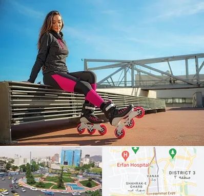 مربی اسکیت خانم در ونک 