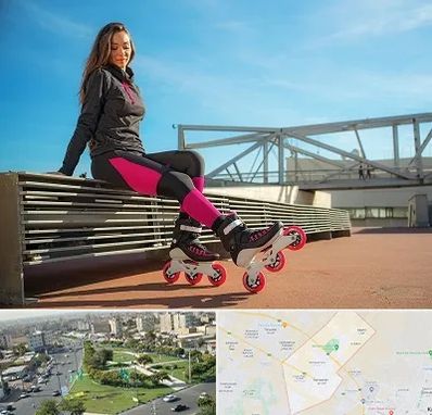 مربی اسکیت خانم در کمال شهر کرج