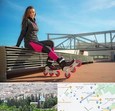 مربی اسکیت خانم در محلاتی شیراز