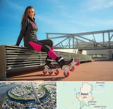 مربی اسکیت خانم در بابل
