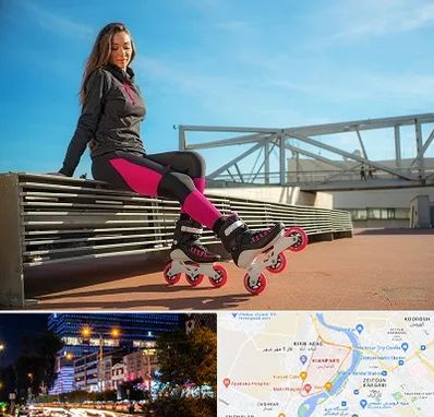 مربی اسکیت خانم در کیانپارس اهواز
