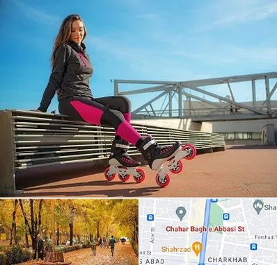 مربی اسکیت خانم در چهارباغ اصفهان
