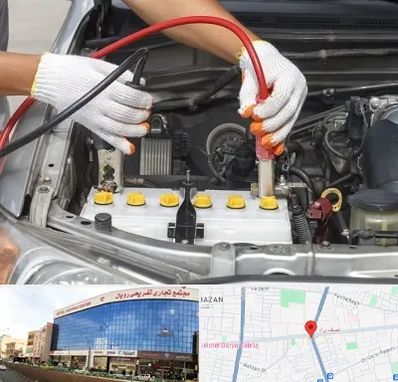 تعمیر برق خودرو در نصف راه تبریز