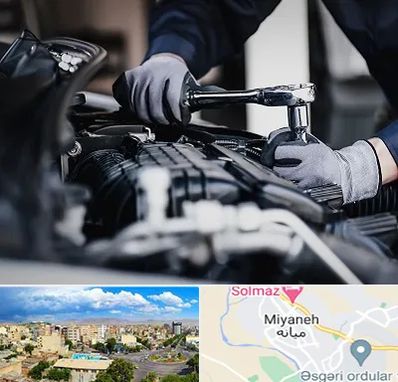 تعمیرکار خودرو در میانه