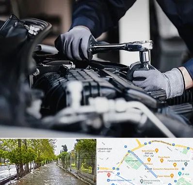 تعمیرکار خودرو در خیابان ارم شیراز