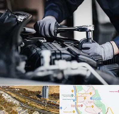 تعمیرکار خودرو در خیابان نیایش شیراز