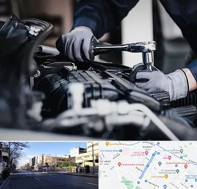 تعمیرکار خودرو در خیابان ملاصدرا شیراز