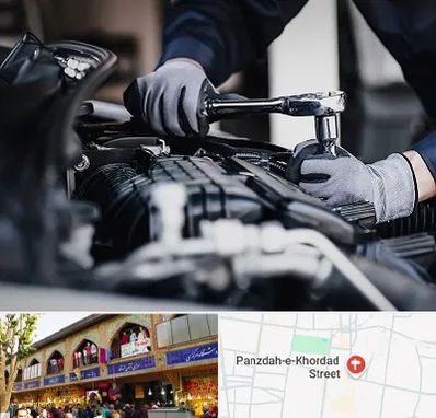 تعمیرکار خودرو در 15 خرداد