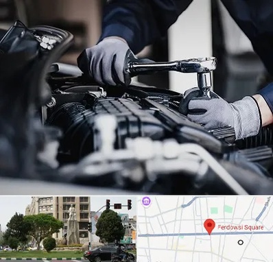 تعمیرکار خودرو در میدان فردوسی تهران