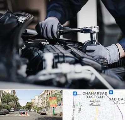 تعمیرکار خودرو در چهارصد دستگاه 