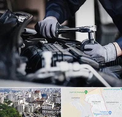 تعمیرکار خودرو در ولنجک 