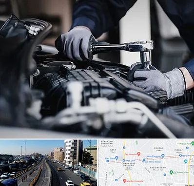 تعمیرکار خودرو در پیروزی 