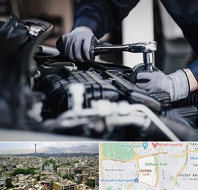 تعمیرکار خودرو در گیشا 