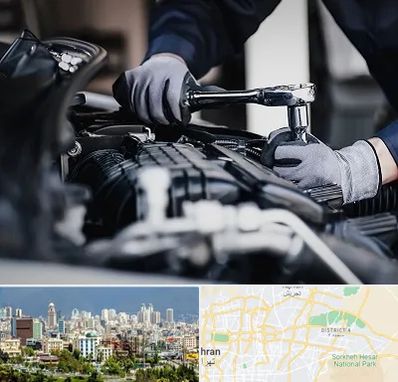 تعمیرکار خودرو در شرق تهران 