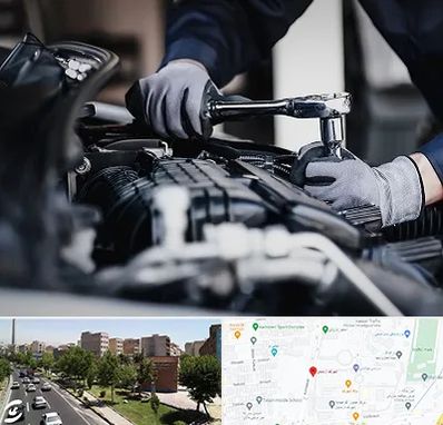 تعمیرکار خودرو در شهرک آزمایش
