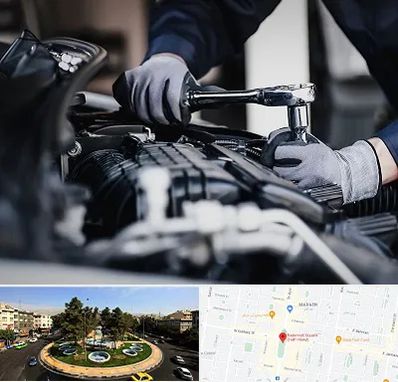 تعمیرکار خودرو در هفت حوض