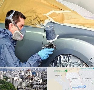 نقاشی خودرو در ولنجک 