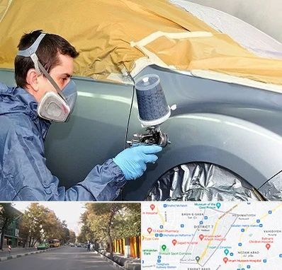 نقاشی خودرو در شریعتی 