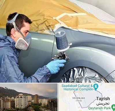 نقاشی خودرو در زعفرانیه 