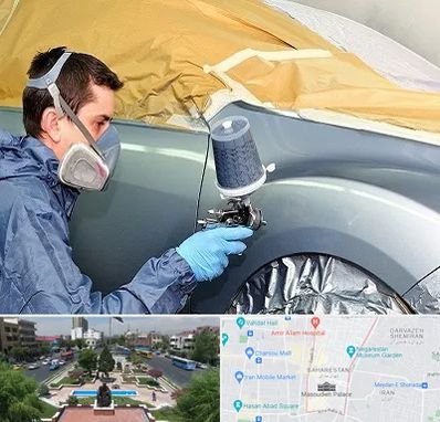 نقاشی خودرو در بهارستان 