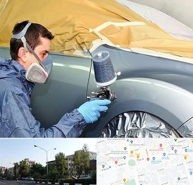 نقاشی خودرو در میدان کاج