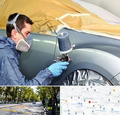 نقاشی خودرو در میرداماد