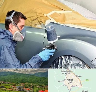 نقاشی خودرو در آمل