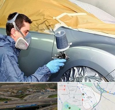 نقاشی خودرو در یاغچیان تبریز