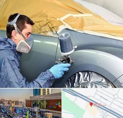 نقاشی خودرو در لاله پارک تبریز