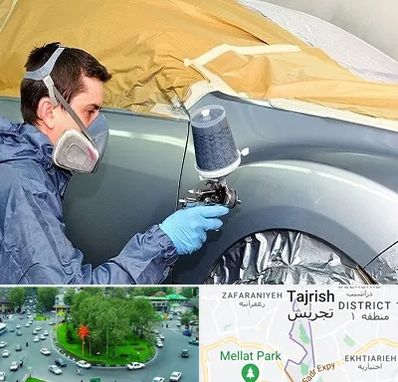 نقاشی خودرو در تجریش 