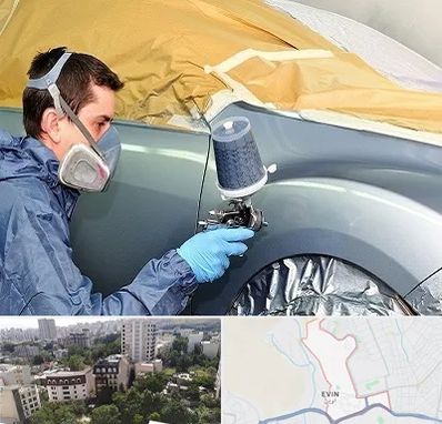 نقاشی خودرو در اوین