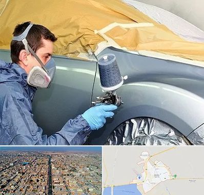 نقاشی خودرو در بندر ماهشهر