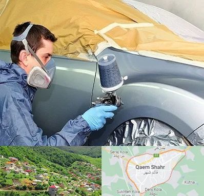 نقاشی خودرو در قائم شهر