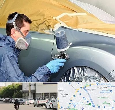 نقاشی خودرو در قدوسی شرقی شیراز