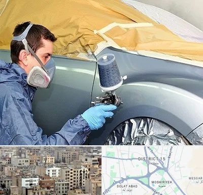 نقاشی خودرو در جنوب شرق تهران